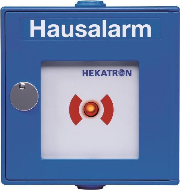 Hekatron Funkhandtaster FH.Genius für Funksystem Genius 31-500001, batteriebetrieben oder netzbetrieben, Farben: rot und blau - Bild 1
