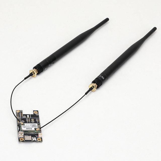 RAK4631 Meshtastic Meshcore Kit mit RAK19007 Basisplatine und LoRa Antenne für LoRaWAN SX1262 868MHz 915MHz in Schwarz - Bild 1