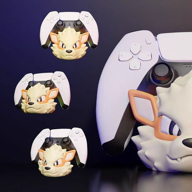 Aoger Pokemon Arcanine Spielcontroller-Halter Universeller Gamepad-Ständer aus Kunststoff für deinen Schreibtisch - Bild 1