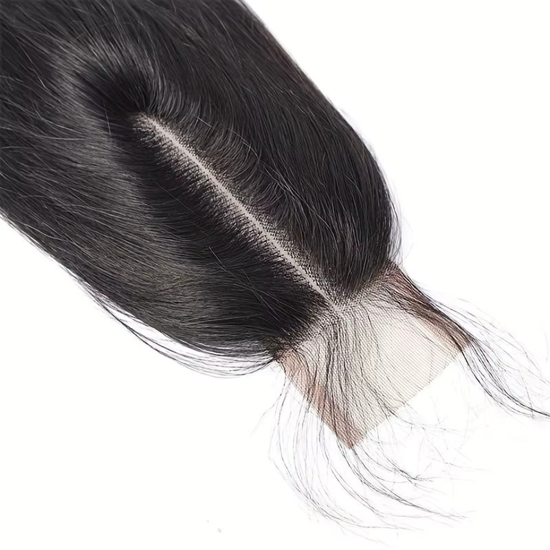 Linhua Lace Closure Brasilianisches Echthaar Body Wave, 2x6, Damen - Bild 4
