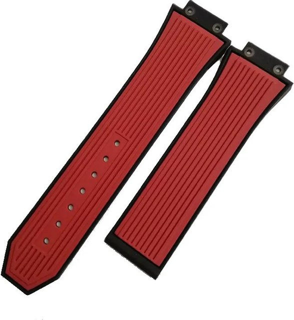 RUIYI Uhrenarmband Silikon, rot, 25*17mm, Unisex - Bild 1