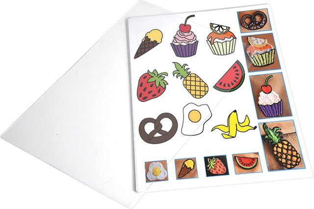 Igeteck 20 Stück 3D Stift Vorlagen mit 40 Cartoon Mustern für Kinder DIY Graffiti und Papier Malerei in Multicolour - Bild 1