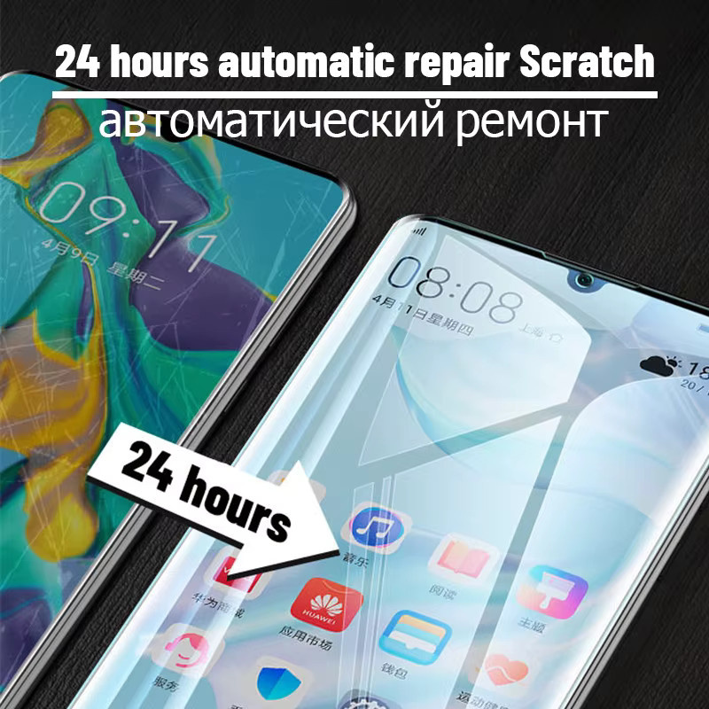 3 Stück Hydrogel Displayschutzfolie für Huawei Honor 90 80 70 60 Pro Plus X7 X6 X5 X9 X8 4G 5G X8a X9a X7a in Transparent - Bild 2