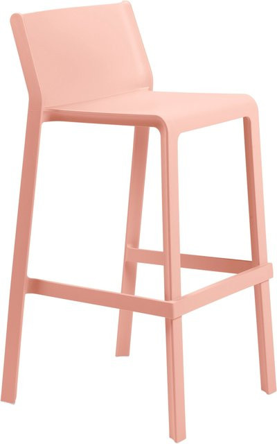 Nardi Trill Barhocker aus Kunststoff in Pink für Garten, Balkon und Terrasse - Bild 1