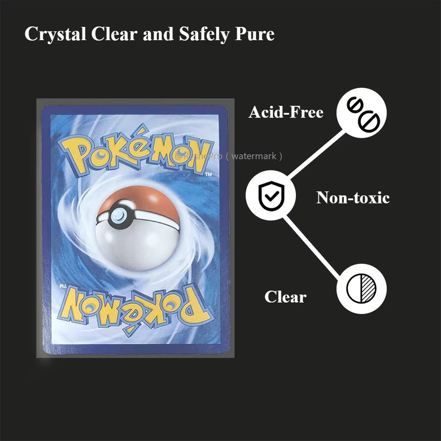 RyshePro Kartenhüllen, Zubehör, transparent, passend für MTG und Pokémon - Bild 4