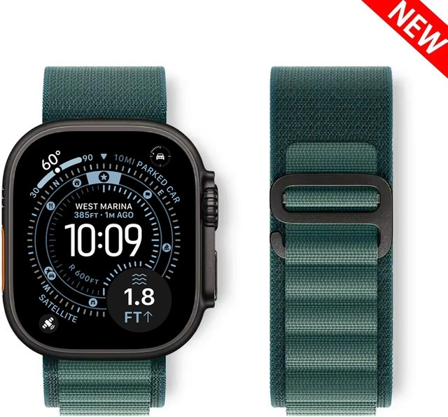 Alpine Uhrenarmband Nylon, Unisex - Bild 1