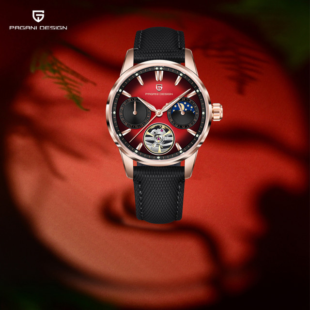 Pagani Design Armbanduhr, Automatik, Edelstahl, 41 mm, Herren - Bild 1