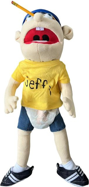 Jeffy Boy Handpuppe, Plüschtiere, 60cm, ab 14 Jahren - Bild 1
