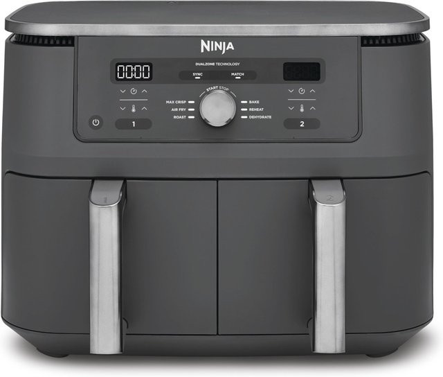 Ninja MAX 6-in-1 Dual Zone Heißluftfritteuse DZ400EU, 9,5 l, grau - Bild 1