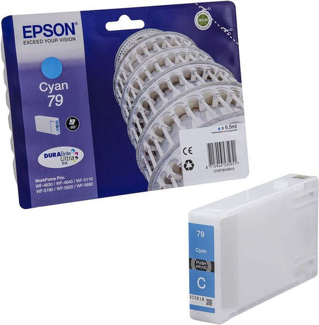 Epson Original Tintenpatrone T7912 Cyan für Inkjet-Drucker - Bild 2