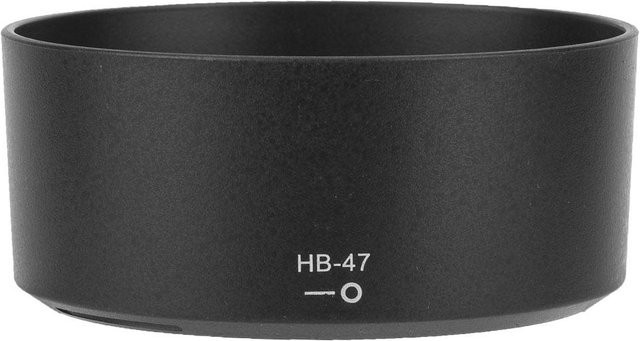 HB-47 Kamera-Bajonett Gegenlichtblende aus ABS für Nikon AF-S 50mm f/1.4G Objektiv in Schwarz - Bild 1