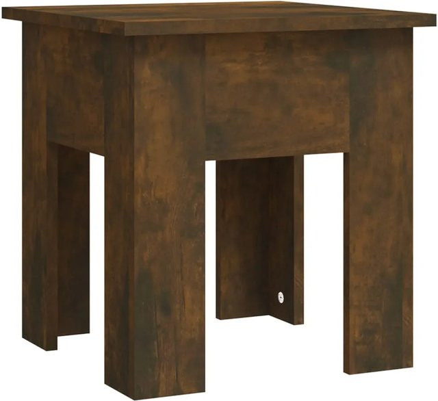 vidaXL Couchtisch in Räuchereiche mit modernem Design, B/T/H: 40 x 40 x 42 cm - Bild 1