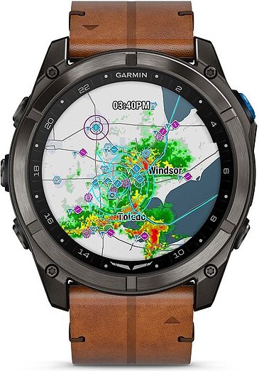 Garmin D2 Mach2 Pro Smartwatch, Titan, Quarz, 51 mm, Leder, Unisex - Bild 1