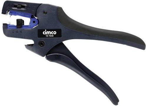 Cimco Flexi-Strip 4 PTFE 107030 Automatische Abisolierzange in Schwarz für 0,1 bis 4 mm² - Bild 1
