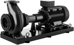 Grundfos Normpumpe Standard NK40-160/177 A2-F-A-BQQE in Schwarz, 400V, 1,1kW IE3 - Bild 1