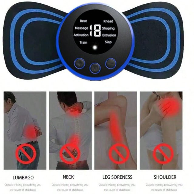 AXH Elektrisches EMS Nackenmassagegerät mit Gel-Pad, Körperpflege - Bild 1