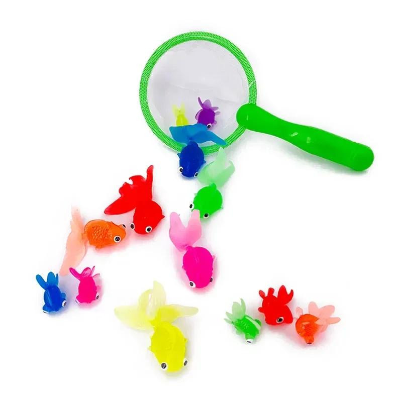 MHXIANGQIANJIN Kawaii Simulation Goldfisch Badewasserspielzeug 6-teiliges Set - Bild 2