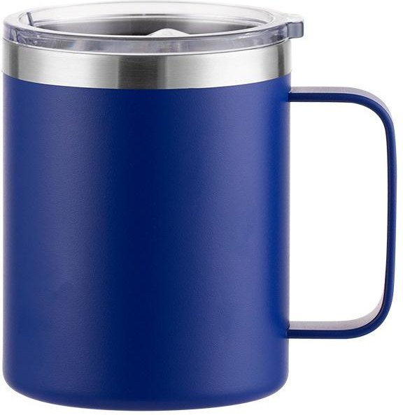 Isolierbecher aus Edelstahl mit Henkel von Yiran Furniture, Blau, 360 ml - Bild 1