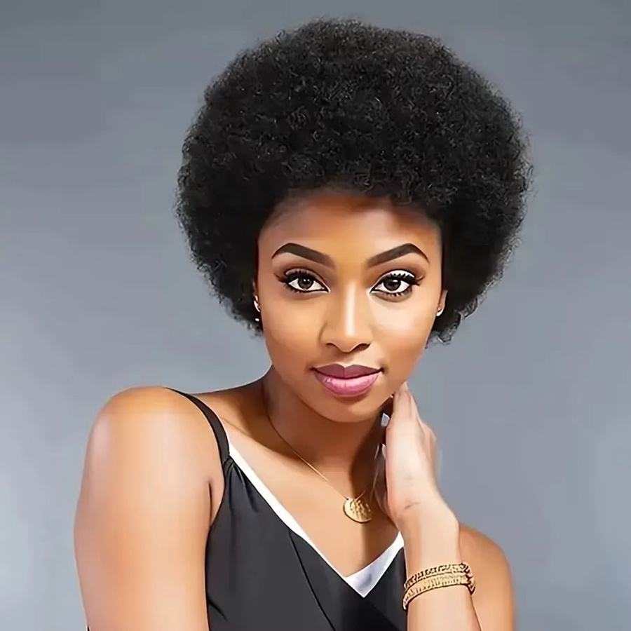 OYM HAIR Afro-Explosion Lace-Front-Perücke, Echthaar, Damen - Bild 3