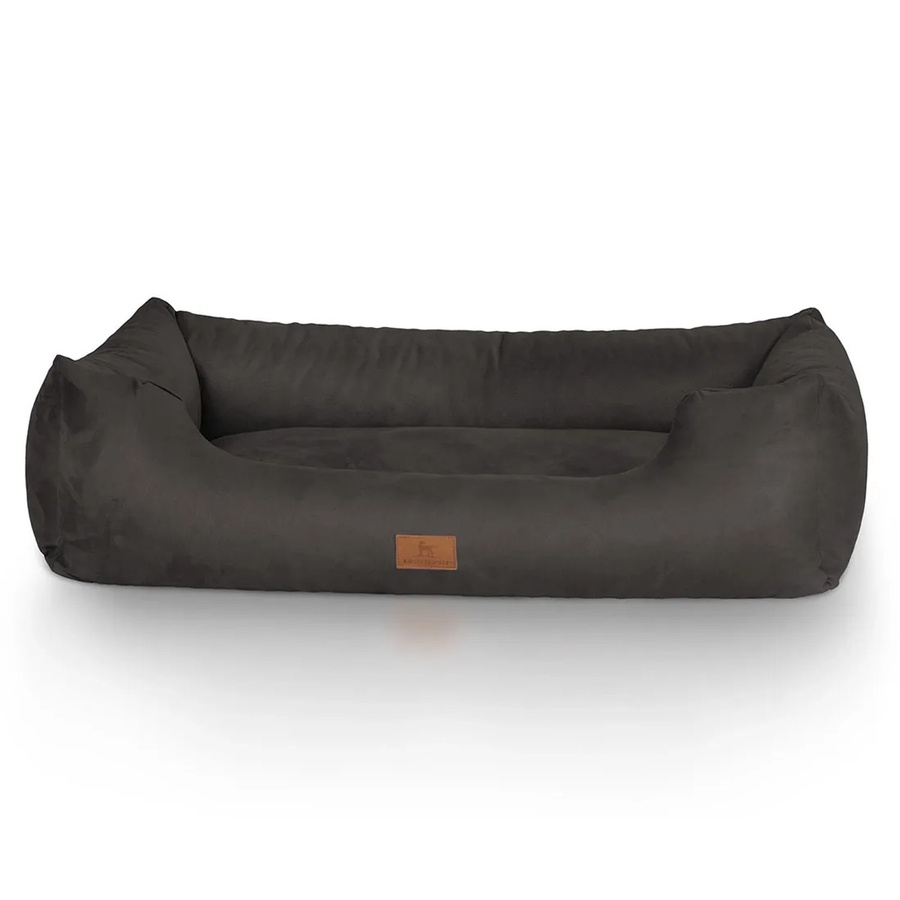 Knuffelwuff Hundebett Dreamline Velours Schwarz XXL B: 120 cm, T: 85 cm - Bild 2