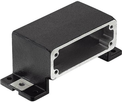 Harting Sockelgehäuse 19400240978 aus Aluminium in Schwarz - Bild 1