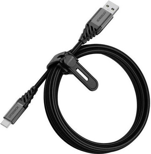 OtterBox USB-A auf USB-C Kabel in Schwarz, Länge: 2,00 m - Bild 1