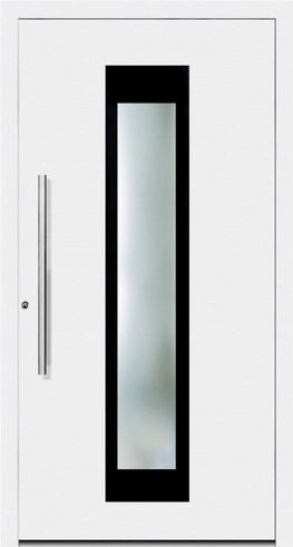 KNOCK Aluminium-Haustür MALDIVES in Weiß mit Glaseinsatz und RC2-Schutz - Bild 1