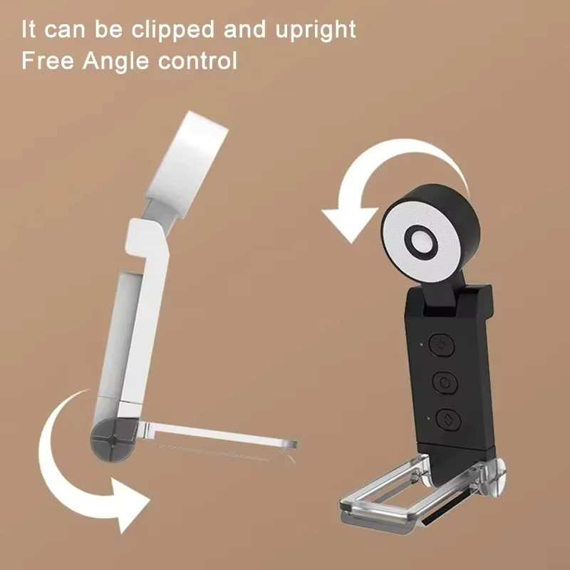 VENUSWING Wiederaufladbare LED-Buchlampe mit Clip, dimmbar und weiß - Bild 3