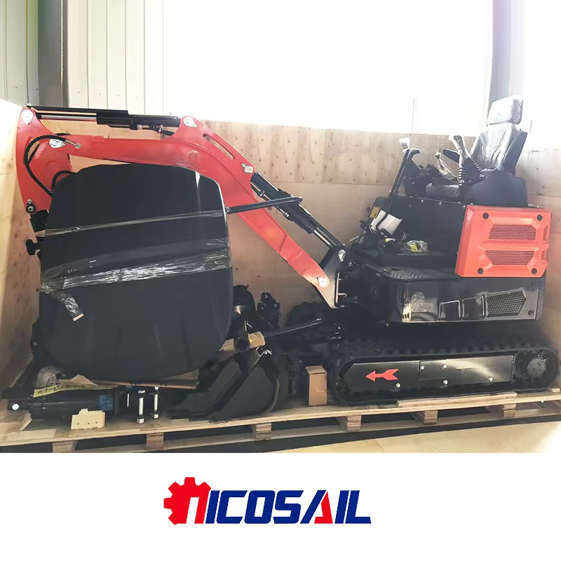 Multifunktionaler Minibagger nicosail mit anpassbarer Kabine und Überdachung für 1,8 T, 2 T oder 3 T - Bild 3