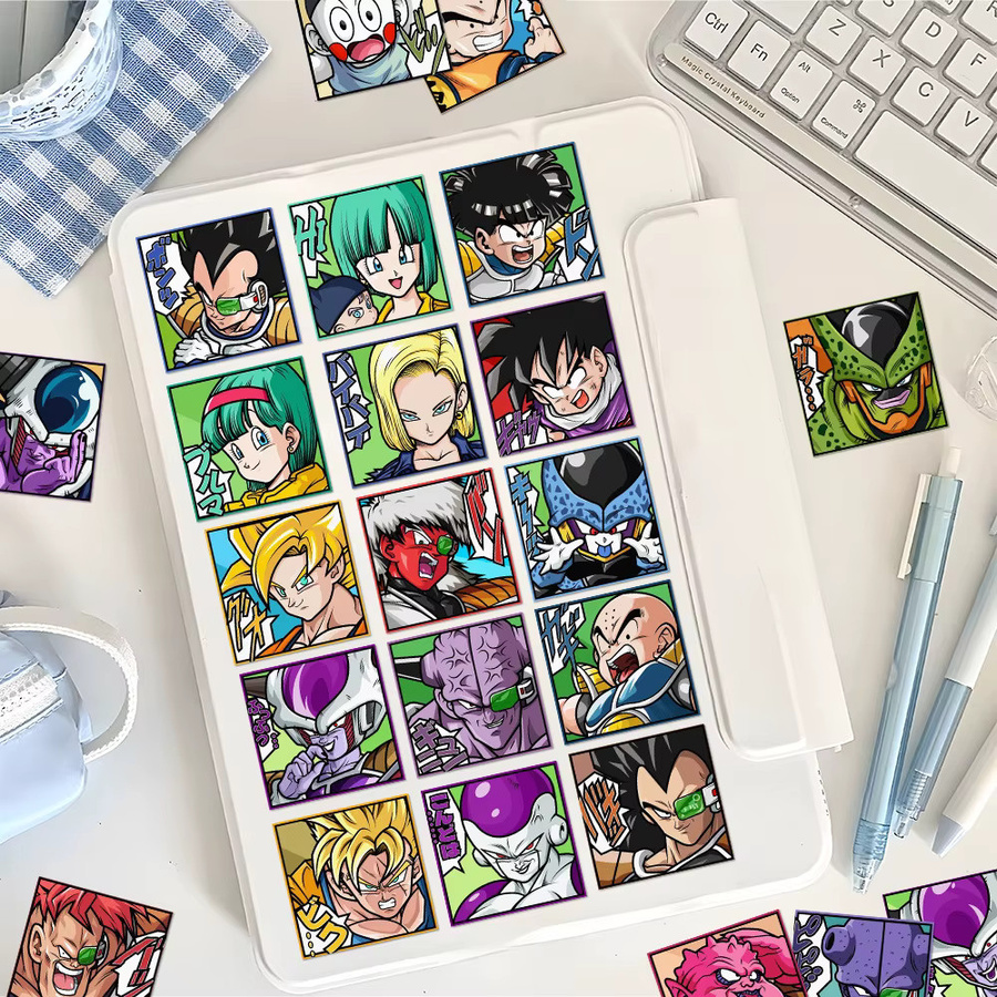 Bandai Dragon Ball Aufkleber, Bunt / Mehrfarbig, 54-teiliges Set - Bild 2