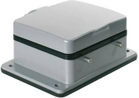 Weidmüller HDC 32B ADBO 1218800000 Anbaugehäuse in Grau aus Edelstahl - Bild 1