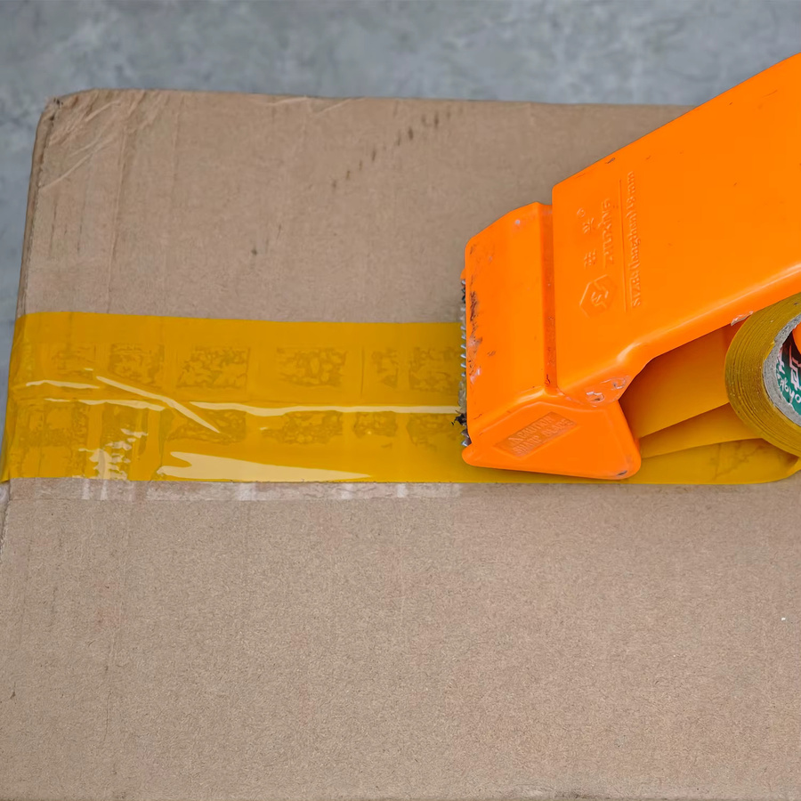 Gelbes Silence Low Noise Verpackungsband für Kartons und Versandboxen, 1 Stück - Bild 2