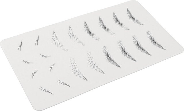 Beautyyy Microblading Übungshaut, Augenbrauen Übungsblatt, White - Bild 1