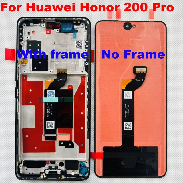 Original LCD Display Bildschirm mit Touch Digitizer und Rahmen für Huawei Honor 200 und Honor 200 Pro in Schwarz - Bild 1