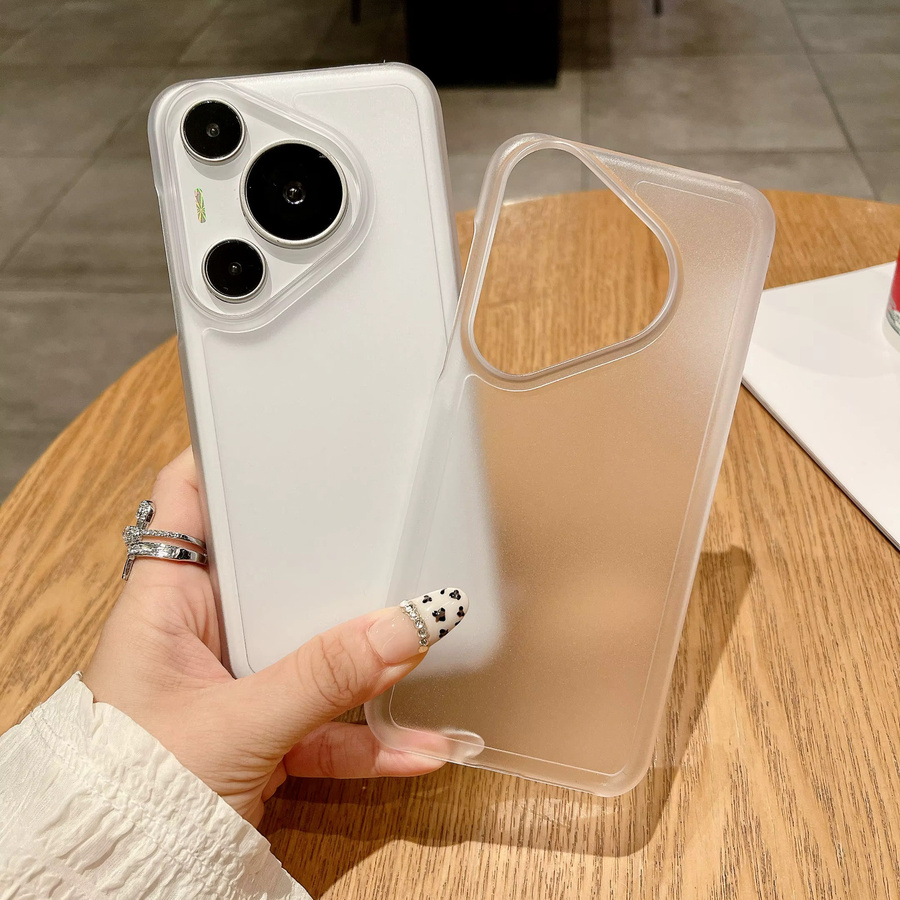 Transparente Slim-Schutzhülle aus matter PC-Hartschale für Huawei Pura 80 70 P60 Mate 70 60 Honor 400 300 Pro Ultra, rahmenlose und kratzfeste Handyhülle - Bild 2