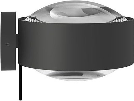 Top Light Puk! 120 Wall Avantgarde Wandleuchte in Anthrazit Matt mit klarem Glas - Bild 1