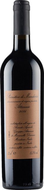 Attanasio Primitivo di Manduria 2017 Rotwein, Italien, 0,75 l - Bild 1