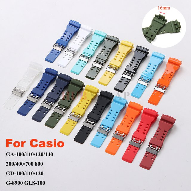 Casio Uhrenarmband Silikonharz, 16 mm - Bild 1