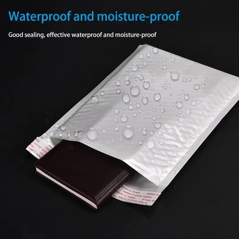 50 Stück Luxuglow Perlfilm-Luftpolsterumschläge, wasserdichte und selbstklebende Luftpolstertaschen für den professionellen Versand - Bild 3