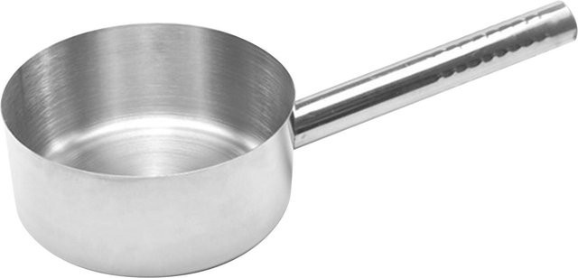 Fishine Milchtopf aus Edelstahl in Silber mit Ausgießhilfe für Induktionsküchen - Bild 1
