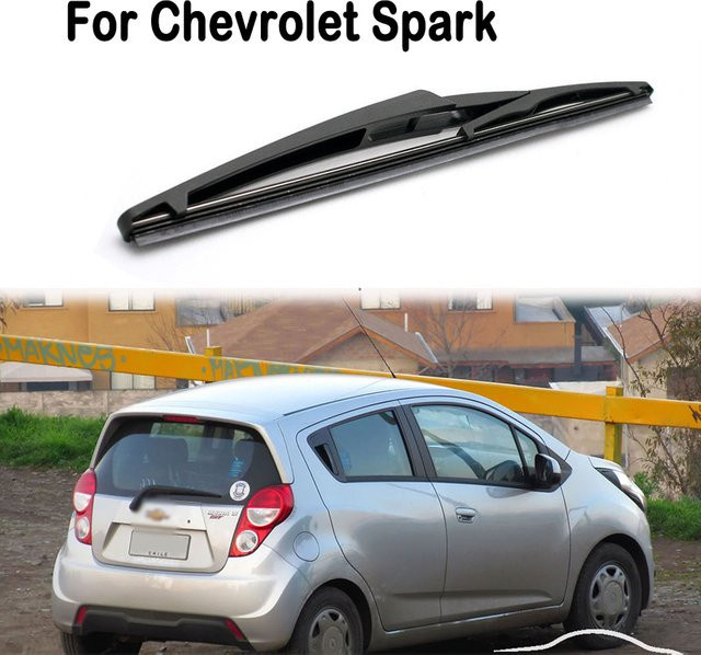 Heckscheibenwischerblatt 12 Zoll für Chevrolet Spark 2012–2015 und Spark EV 2014–2015 in Schwarz - Bild 1