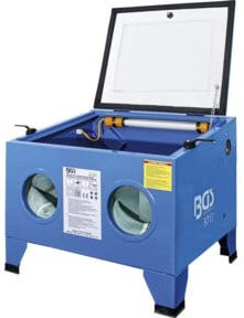 BGS Technic Druckluft-Sandstrahlkabine aus Metall in Blau und Multicolour - Bild 1