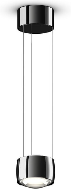 Occhio Sento sospeso up LED-Pendelleuchte in Dark Chrome mit Sento D Linse, variabel höhenverstellbar von 50 bis 200 cm, warmweißes Licht (3000K) - Bild 1