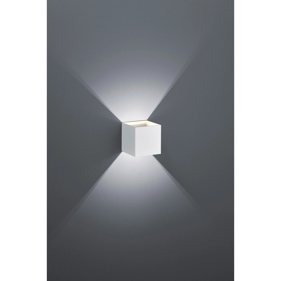 Trio LED-Wandlampe Louis Weiß matt 1-flammig mit Up-Down-Effekt - Bild 2