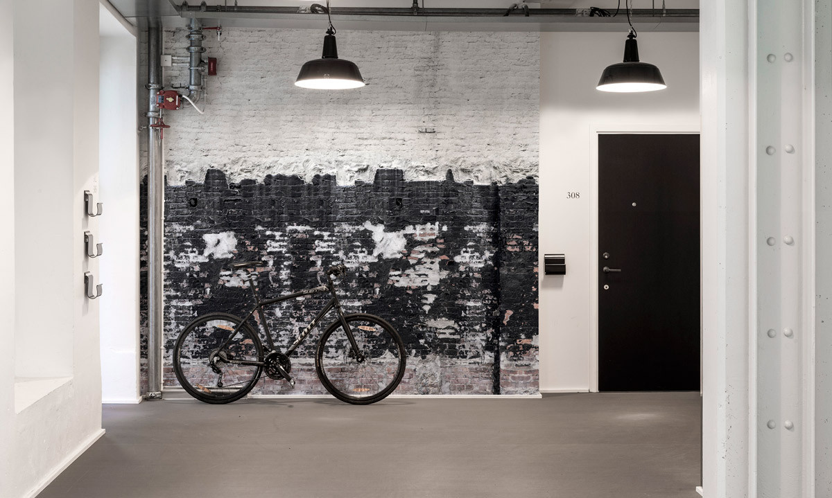 Rebel Walls Wandtattoo Mural Deconstructed Domino im Industrial Design - Bild 1