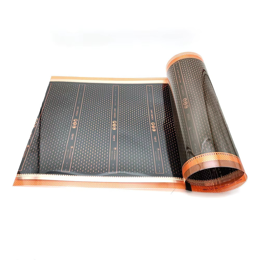 MINCO HEAT Graphen PTC Heizfolie Selbstregulierendes Infrarot Elektrisches Fußbodenheizungssystem Schwarz 220-240W/m2 - Bild 2