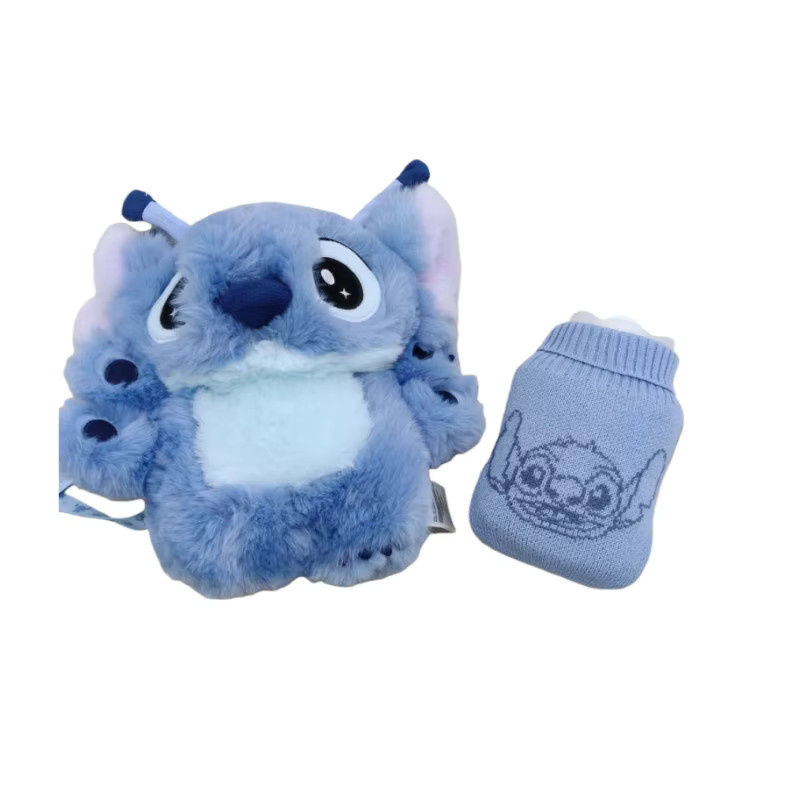 Bandai 3er-Set Multifunktionale Wärmflaschen und Umhängetaschen mit Stitch, Lotso, Chip und Lucifer - Bild 5