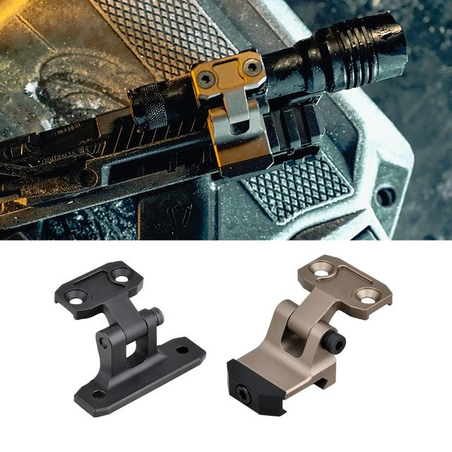 WADSN Taktische Taschenlampe Halterung Metall, M600 M300 Scout Licht, Mlok Keymod Picatinny Schiene, Zubehör - Bild 1