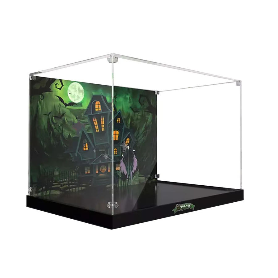 Transparente Acryl-Vitrine für Lego 43227 Bösewichtssymbole, 3 mm dicke Schutzhülle aus Kunststoff - Bild 3