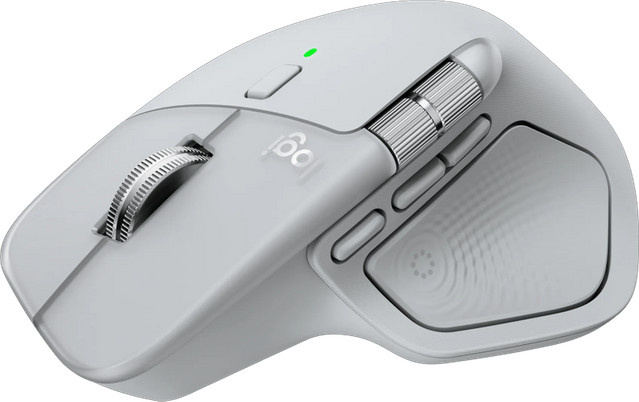 Logitech MX Master 4 kabellose Maus in Grau mit Bluetooth und USB-C - Bild 1